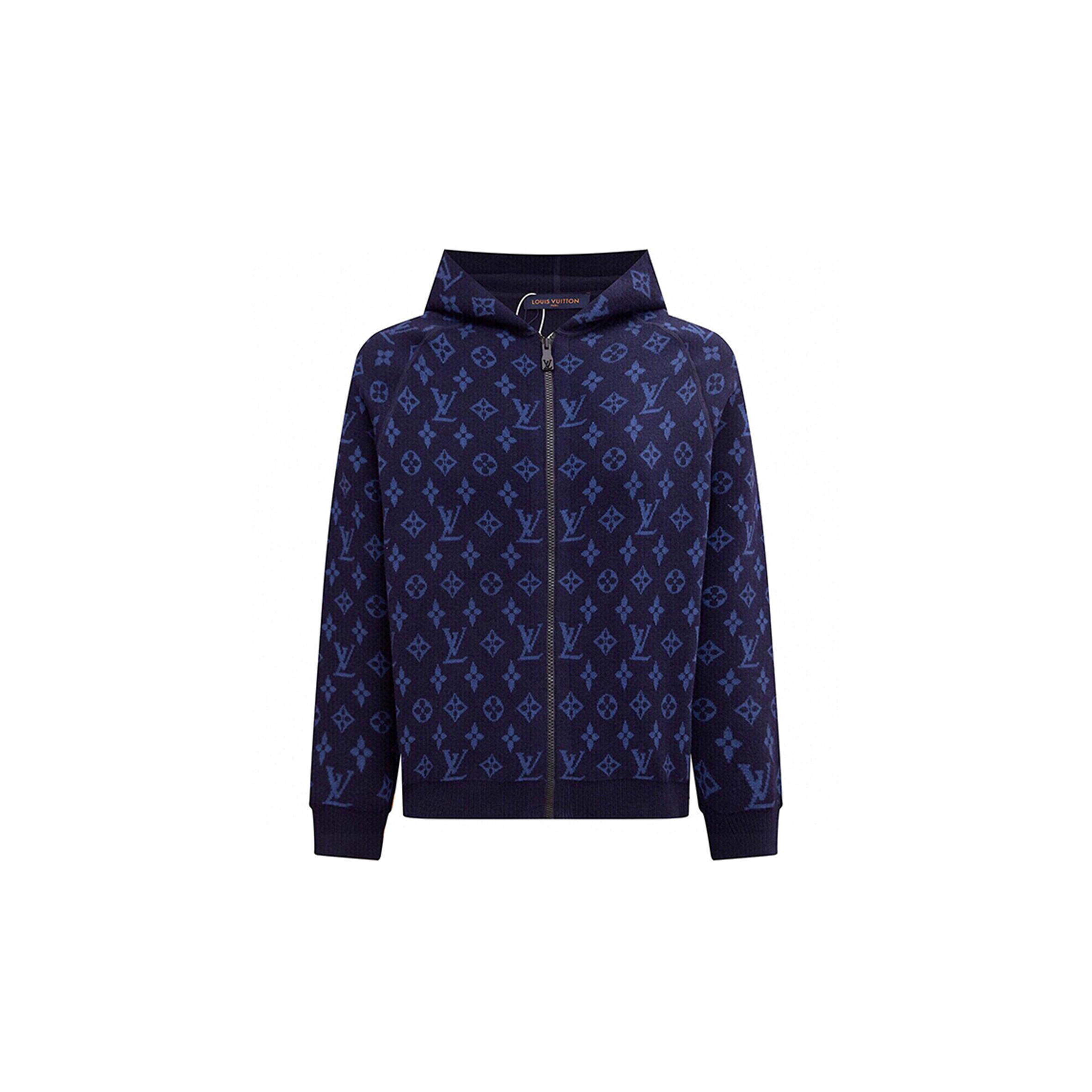 l0vis Vvtt0n reversible monogram knit hooded y21172